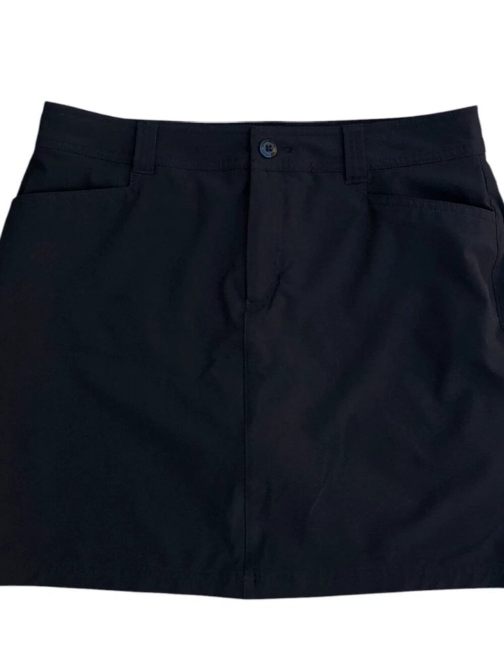 EDDIE BAUER Adventurer 2.0 Skort Women's 10 Inner Biker Short Golf Black Skirt